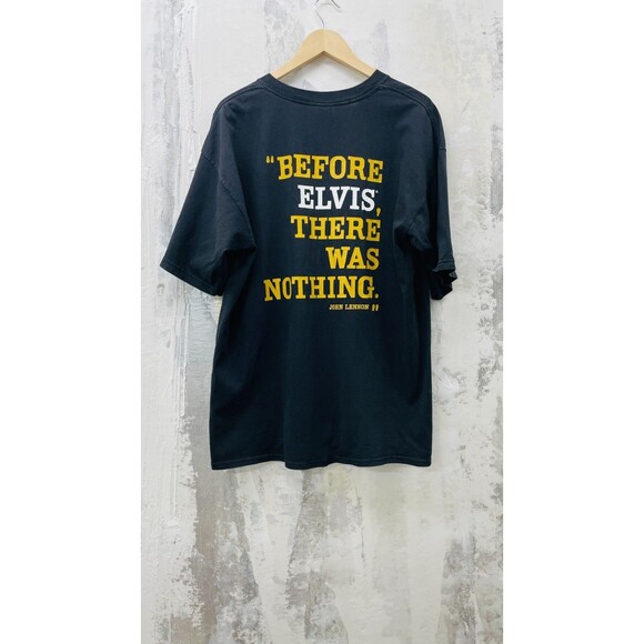 ELVIS T-Shirt Mens XL Elvis Harrahs Elvis Y2K TShirt Black XL Mens Elvis Concert - Picture 5 of 8